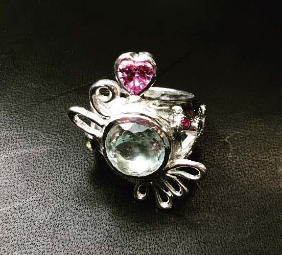 アクアマリン・ピンクサファイア